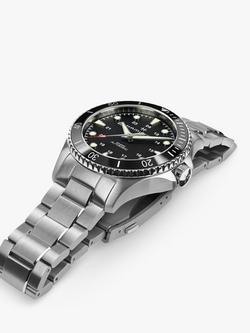 Hamilton H82515130 Men's Khaki Navy Scuba Automatic Bracelet Strap Watch, Silver/Black - view 2, Silver/Black