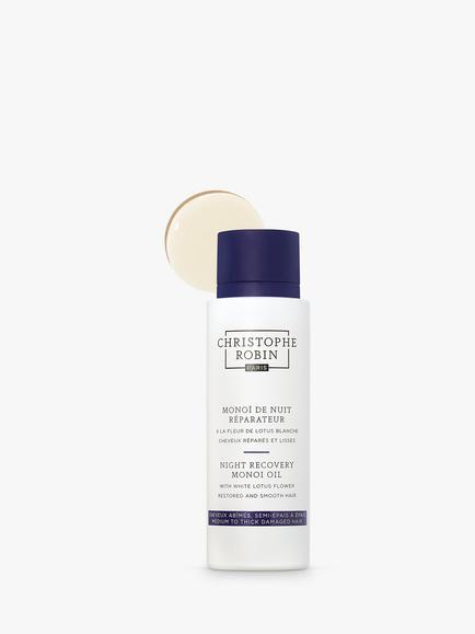 Christophe Robin Night Recovery Monoi Oil with White Lotus Flower, 92g, 