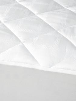 John Lewis Active Anti-Allergy with HeiQ Allergen Tech* Mattress Protector - view 2, White