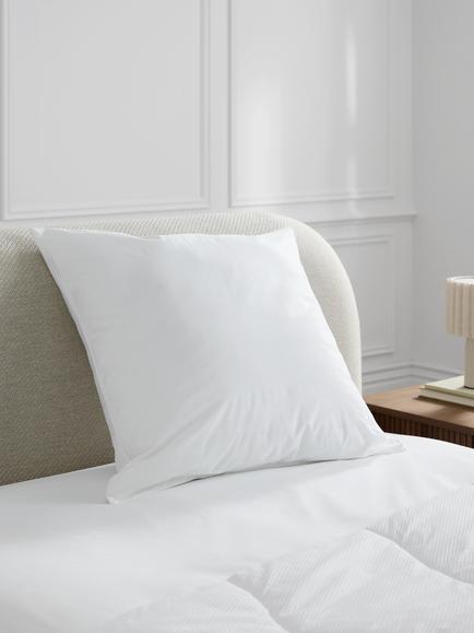 John Lewis Active Anti-Allergy with HeiQ Allergen Tech* Square Pillow, Medium - view 2, White