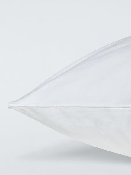 John Lewis Active Anti-Allergy with HeiQ Allergen Tech* Standard Pillow, Medium - view 2, White