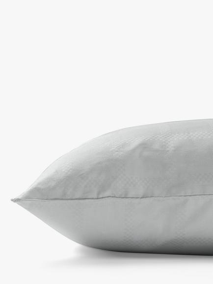 John Lewis Active Anti-Allergy with HeiQ Allergen Tech* Standard Pillow, Firm - view 2, White