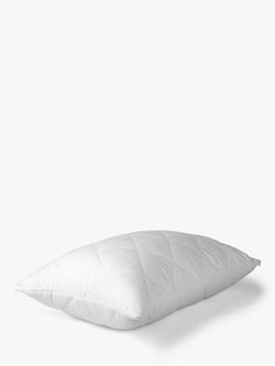 John Lewis Active Anti-Allergy with HeiQ Allergen Tech* Standard Pillow Protector, White