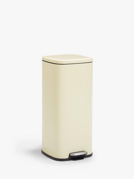 John Lewis Pedal Bin, 30L, Stone