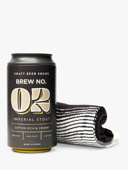 Luckies Stout Craft Beer Socks, Multi, Multi