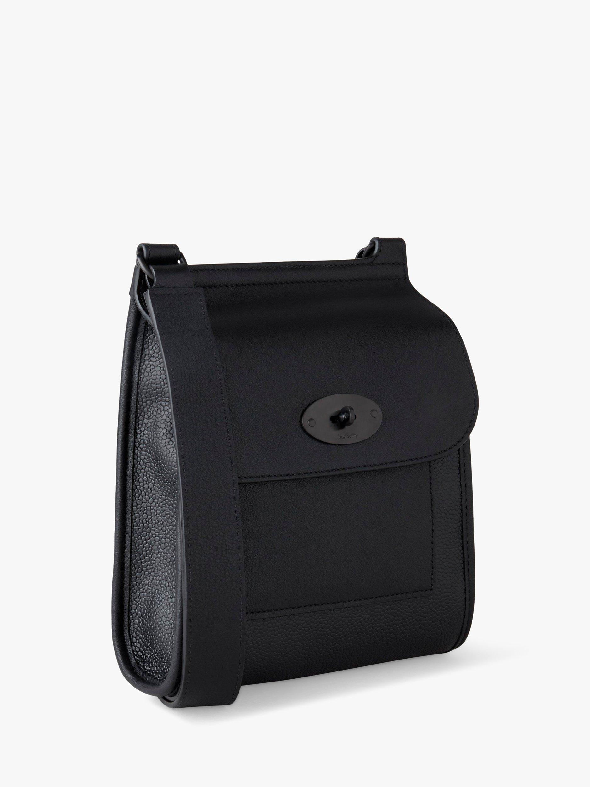 Mulberry Small Antony Eco Scotchgrain Smooth Calf Leather Satchel