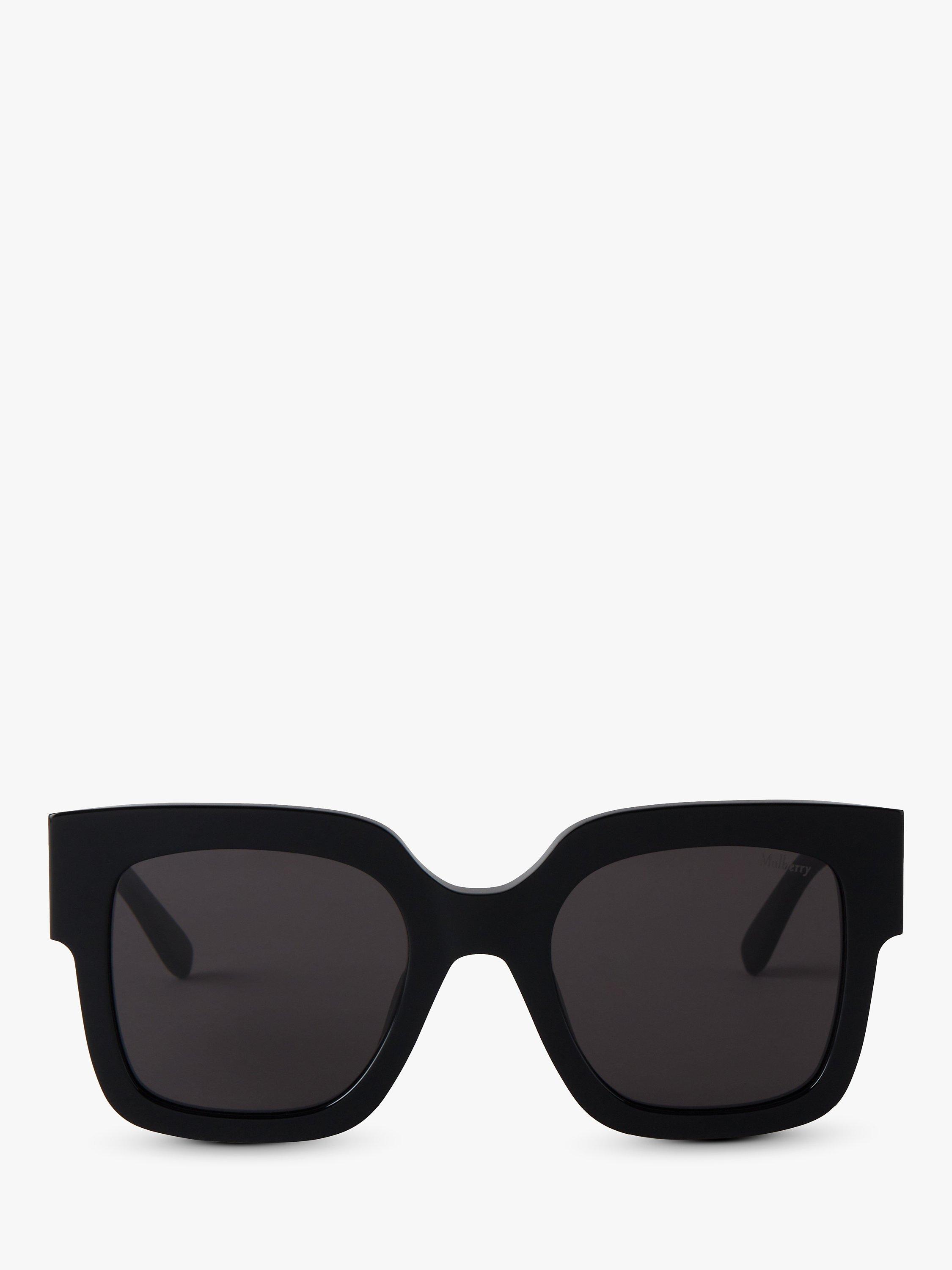 Mulberry Women's Sadie Oversized Square Sunglasses, Black