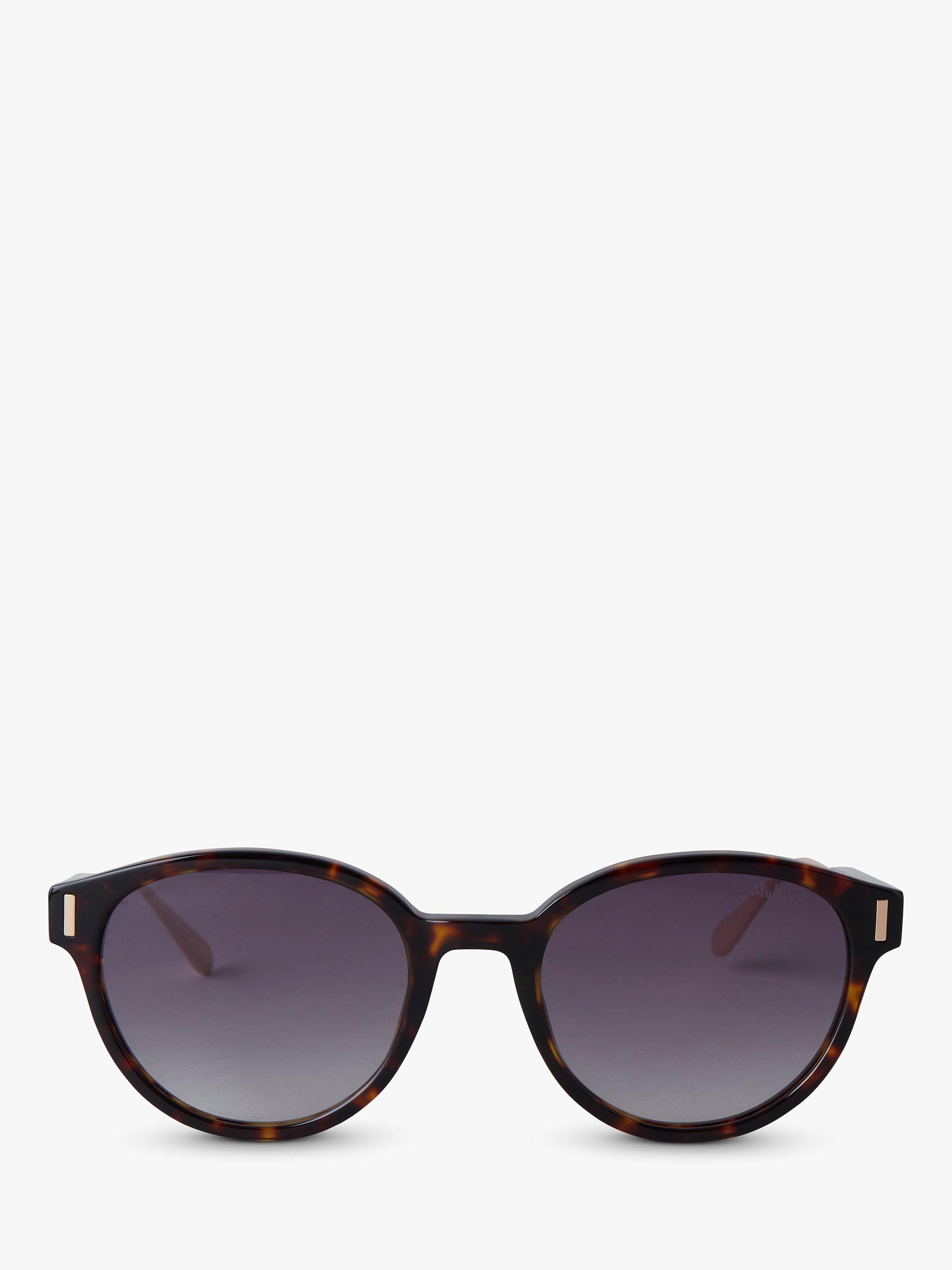 Product image 1 of 3, which shows Mulberry Women's Taylor D-Frame Sunglasses, Havana