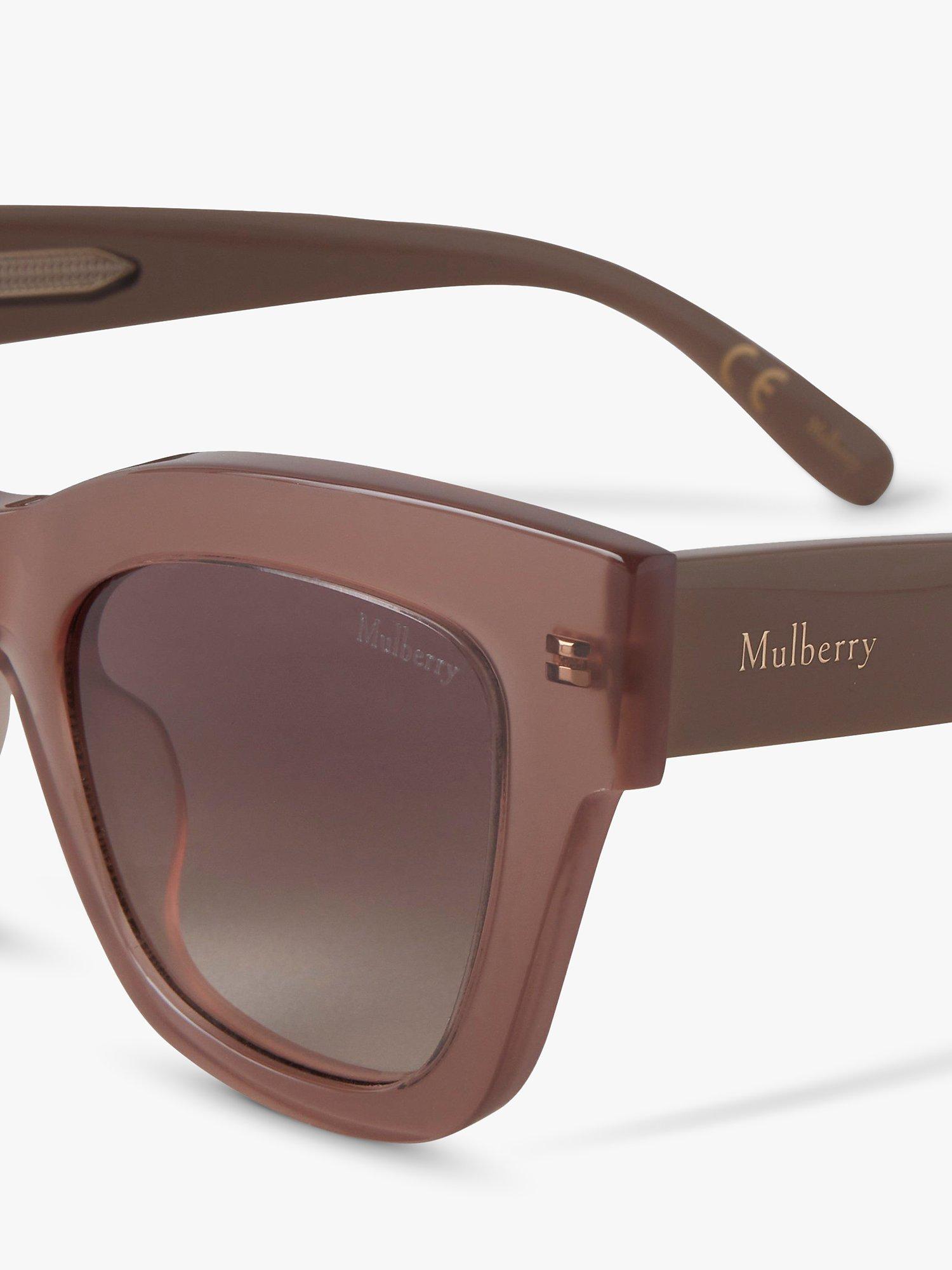 Mulberry Women's Freya Cat's Eye Sunglasses, Nude