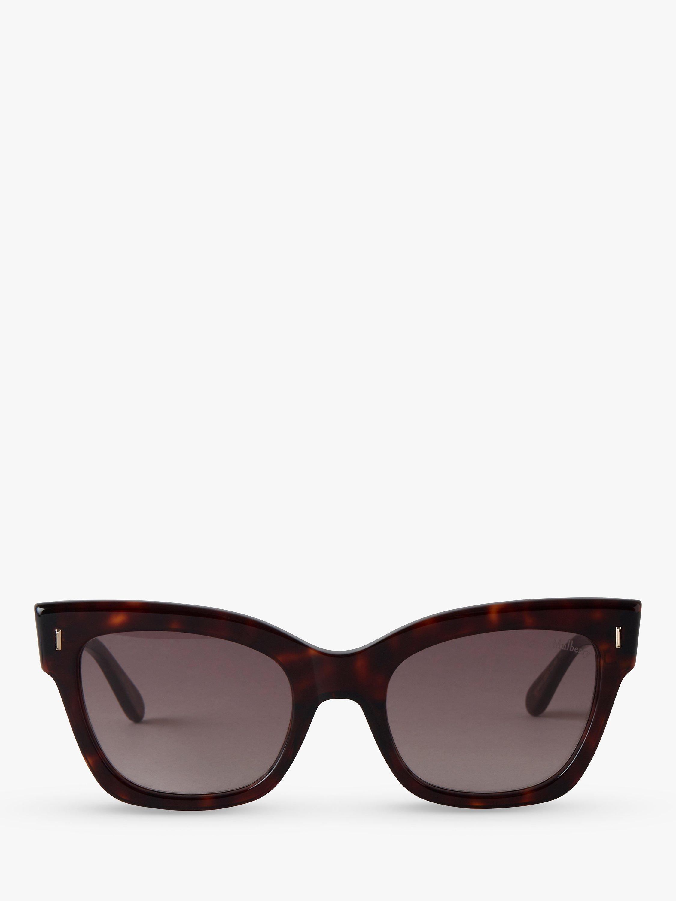 Mulberry Women's Kate Cat's Eye Sunglasses, Dark Havana