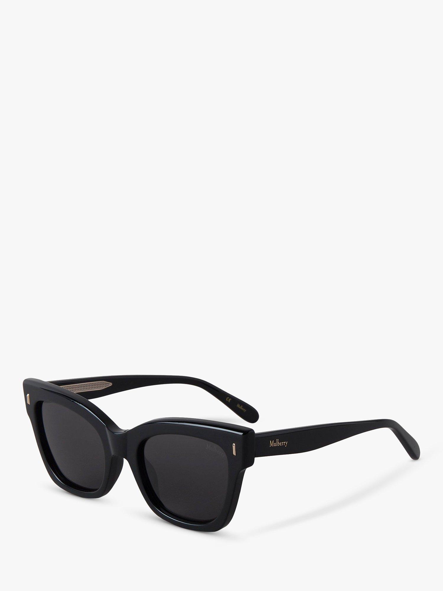 Product image 2 of 4, which shows Mulberry Women's Kate Cat's Eye Sunglasses, Black