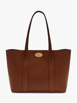 Mulberry Bayswater Small Classic Grain Leather Tote Bag, Oak