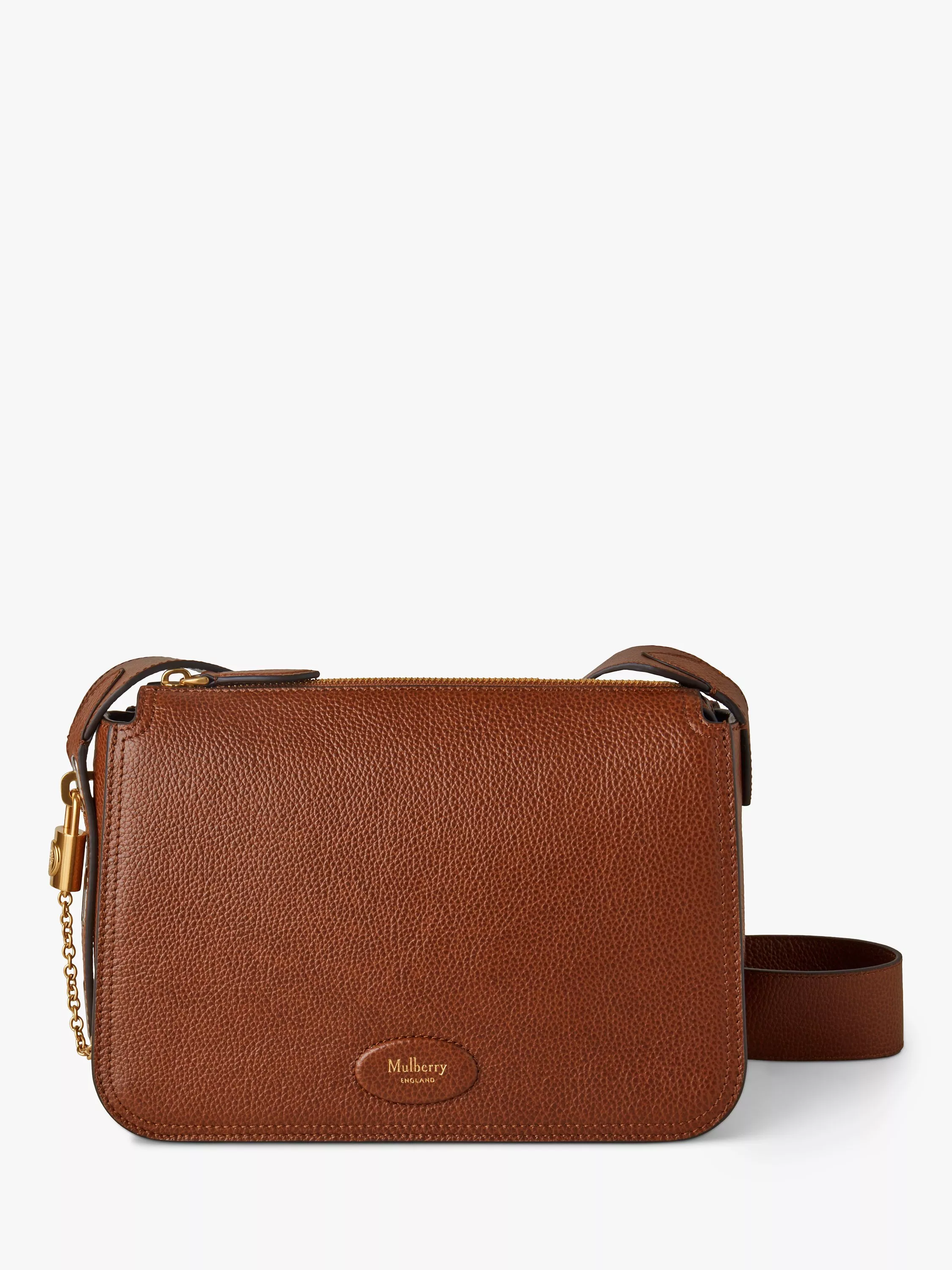 Mulberry Billie Small Classic Grain Leather Cross Body Bag Oak