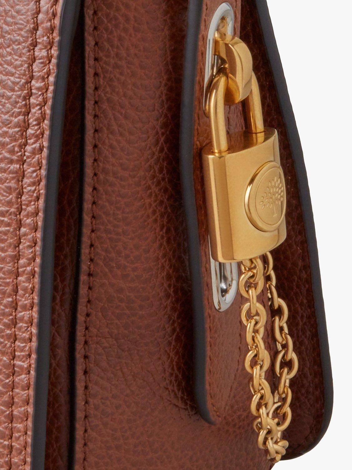 Product image 5 of 6, which shows Mulberry Billie Small Classic Grain Leather Cross Body Bag, Oak