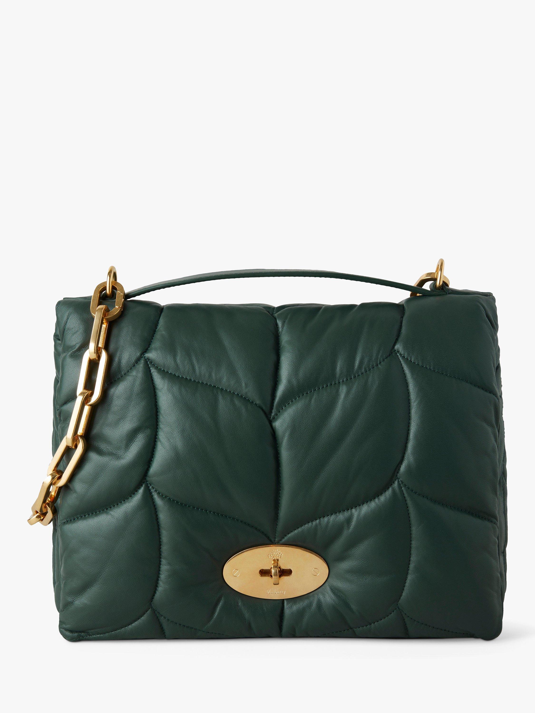 Mulberry Softie Nappa Leather Cross Body Bag, Mulberry Green