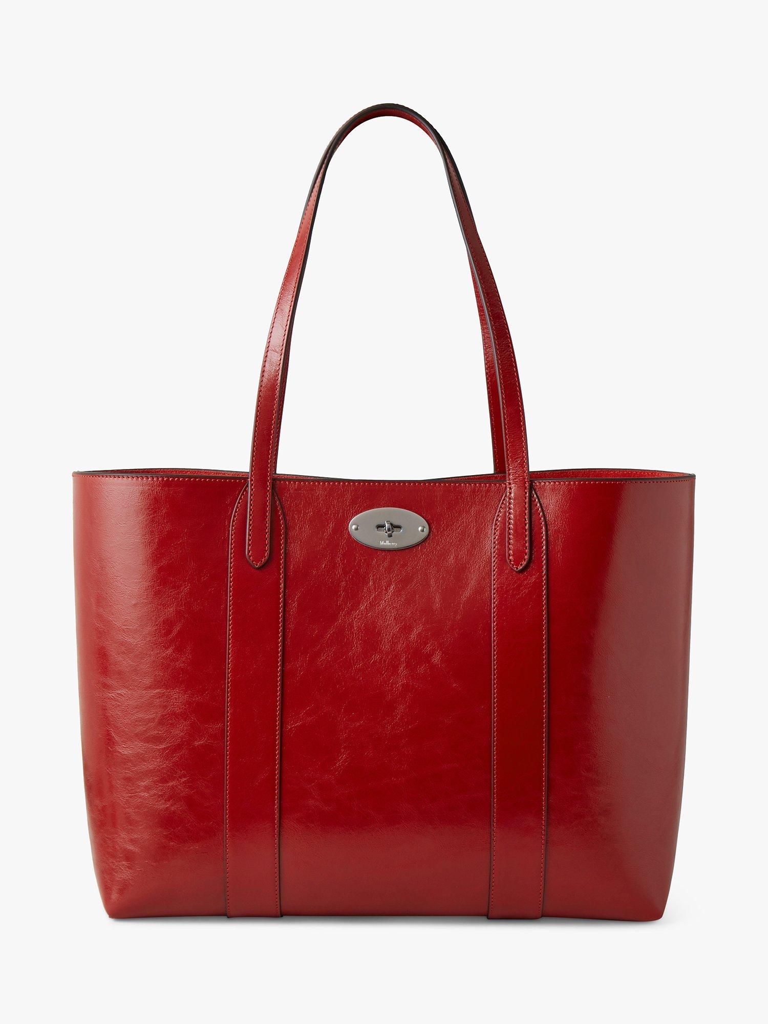 Mulberry Bayswater Glossy NVT Leather Tote Bag