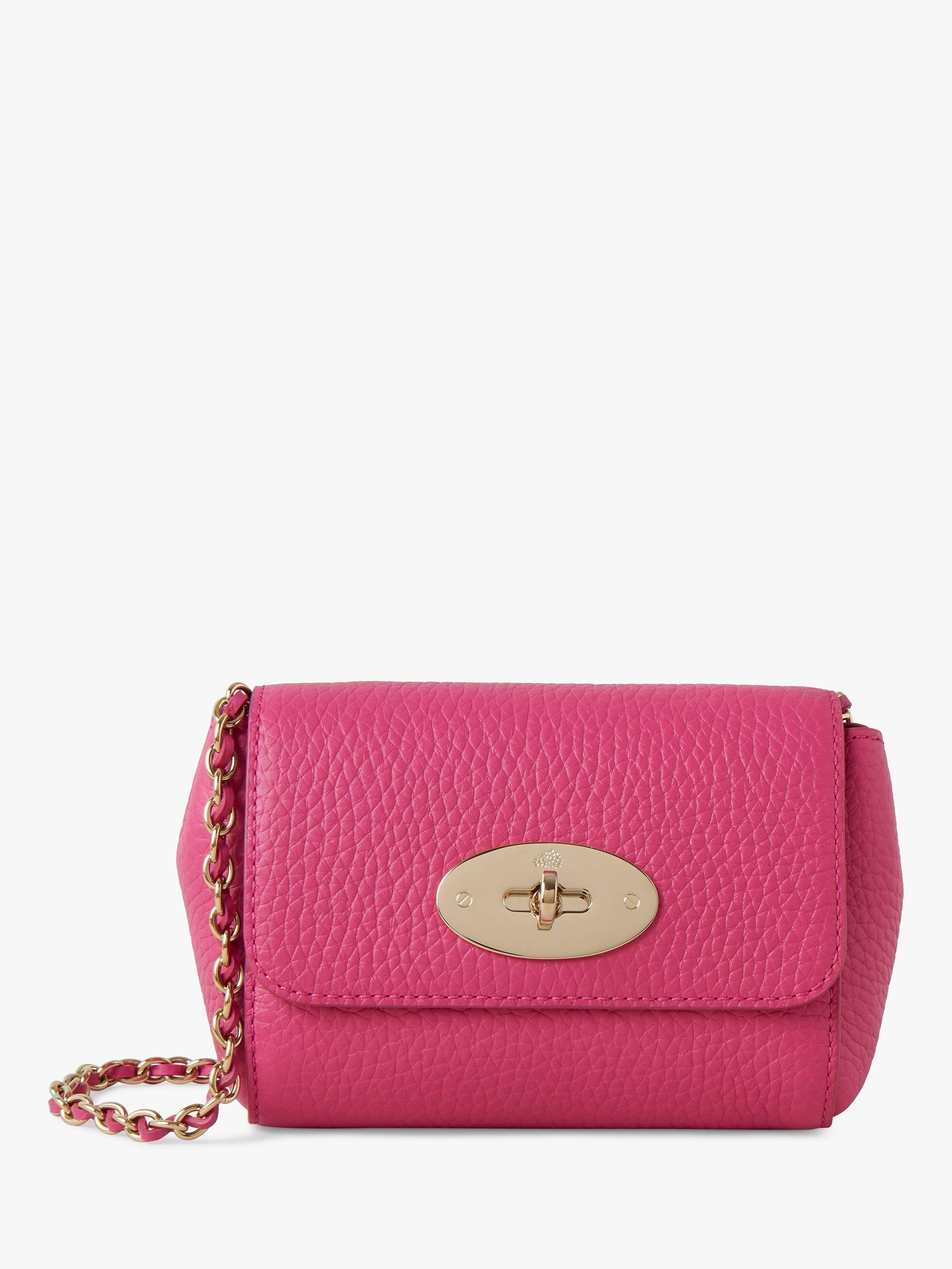 Mulberry Mini Lily Heavy Grain Leather Shoulder Bag