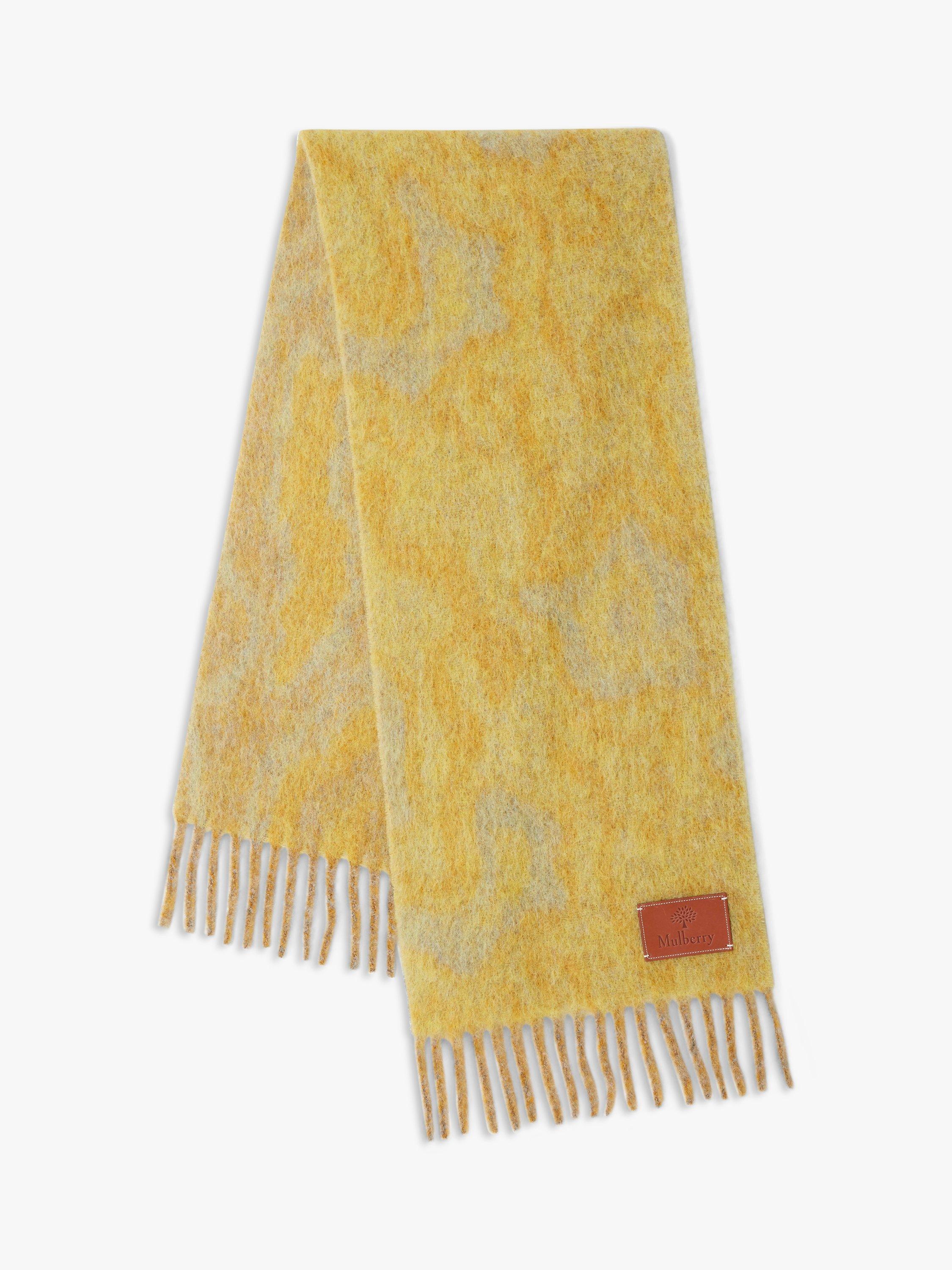 Mulberry Camo Alpaca Scarf
