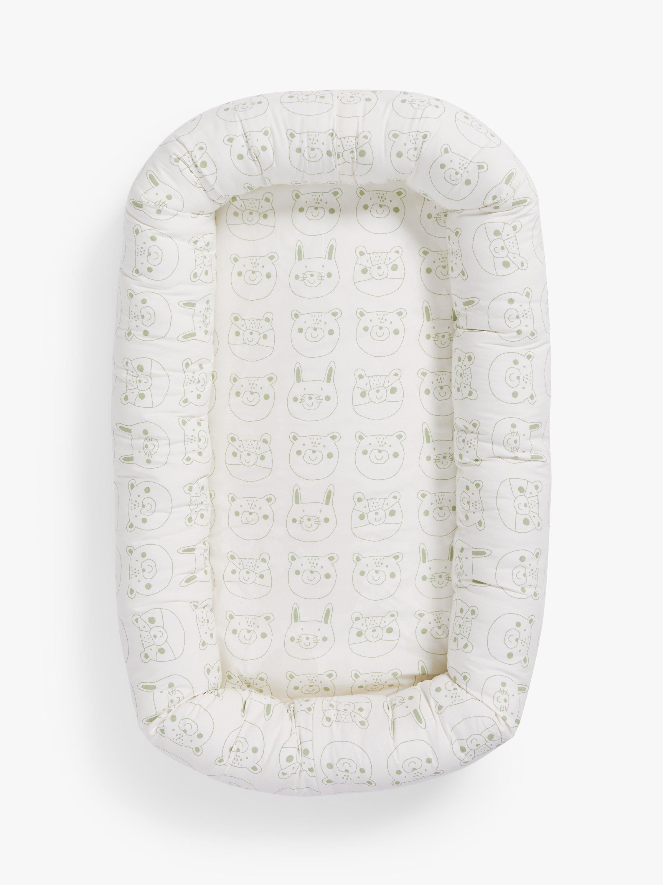 John Lewis  Animal Pals Baby Nest, Cream