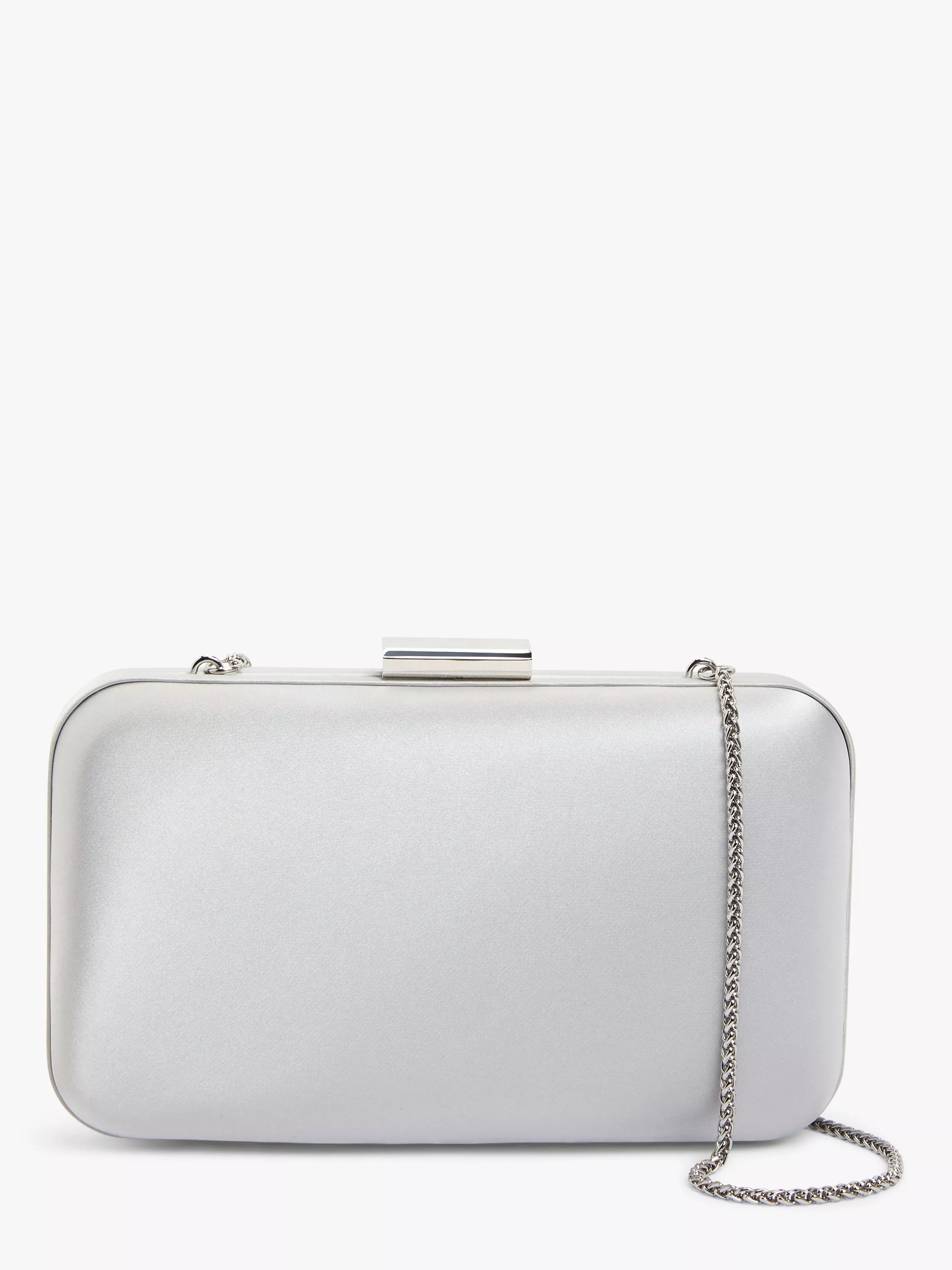 John Lewis Stella Clutch Bag Silver