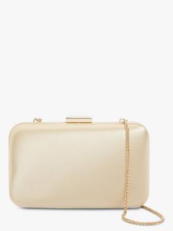 John Lewis Stella Clutch Bag, Gold