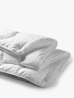 John Lewis Active Anti-Allergy with HeiQ Allergen Tech* 3-in-1 Duvet, 13.5 Tog (4.5 + 9 Tog), White
