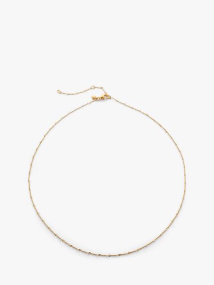 Monica Vinader Fine Twist Chain Choker Necklace, Gold
