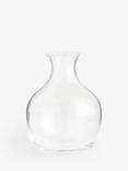 John Lewis ANYDAY Glass Plump Posy Vase, H13cm, Clear