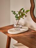 John Lewis Glass Plump Posy Vase, H13cm