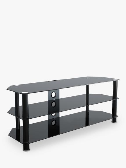 AVF SDC1250 Classic Corner TV Stand for TVs up to 60”, Black