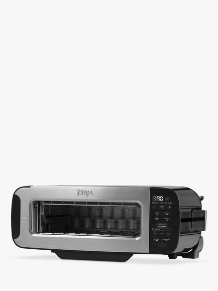 Ninja ST200UK Foodi 3-in-1 Toaster, Grill & Panini Press, Black, Black