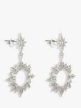 Wanderlust + Co Sunseeker Drop Earrings, Silver