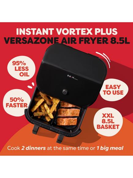 Instant Vortex Plus Versazone Air Fryer 8.5L, Black - view 2, Black