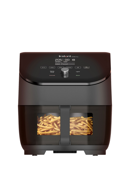 Instant Vortex Plus ClearCook Air Fryer, 5.7L, Black, Black