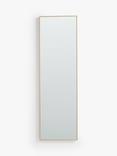 John Lewis Simple Rectangular Hall Mirror, 136 x 41cm, Gold