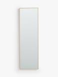 John Lewis ANYDAY Simple Rectangular Hall Mirror, 136 x 41cm, Gold