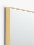 John Lewis Simple Rectangular Hall Mirror, 136 x 41cm, Gold
