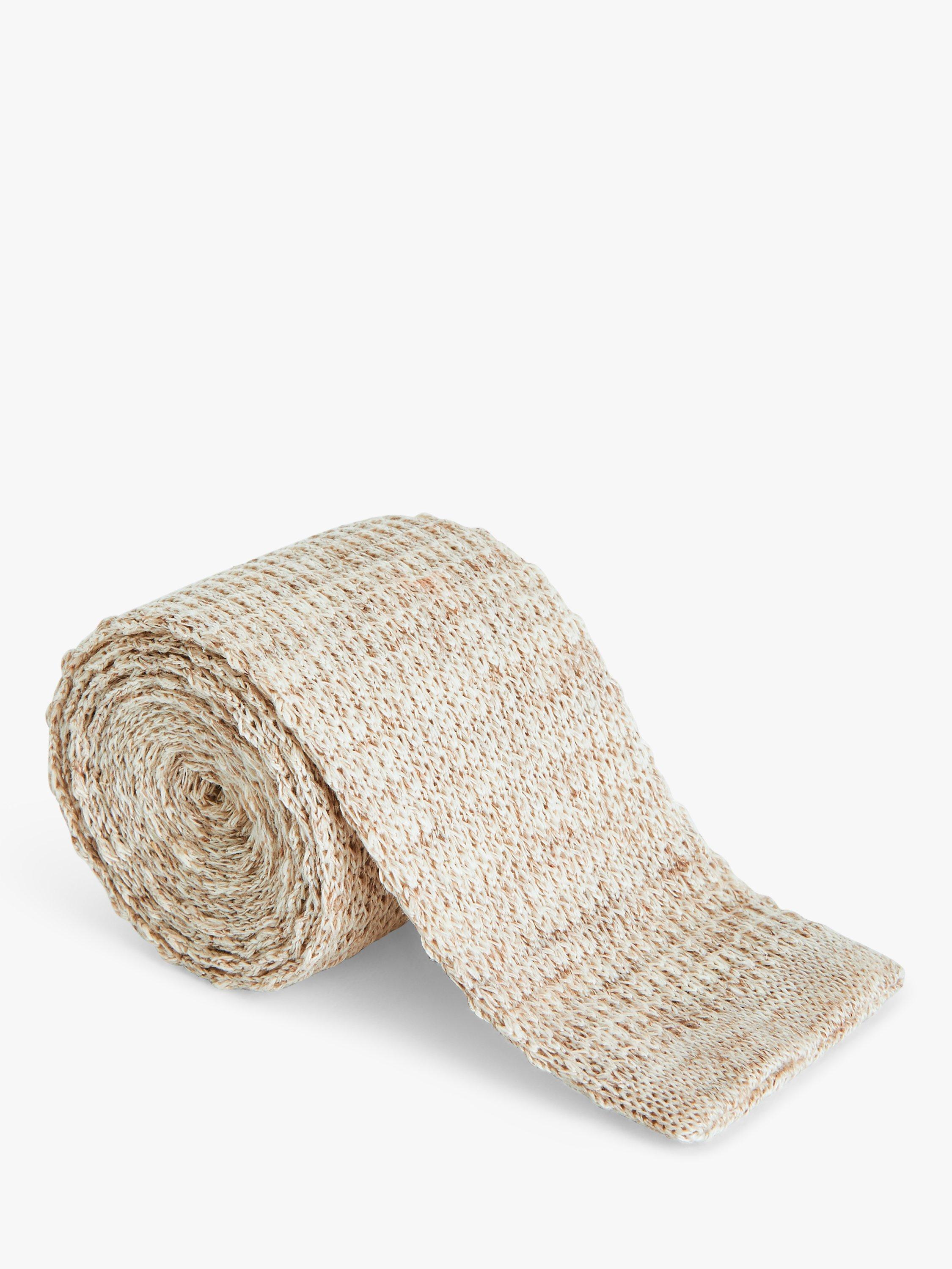 John Lewis Linen Knitted Tie