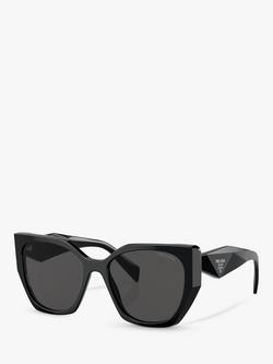 Prada PR 19ZS Women's Pillow Sunglasses, Black