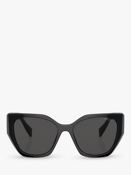 Prada PR 19ZS Women's Pillow Sunglasses - view 2, Black