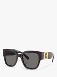 Versace VE4437U Women's Pillow Sunglasses, Bordeaux