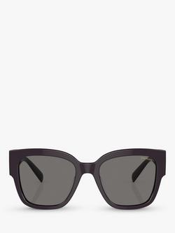 Versace VE4437U Women's Pillow Sunglasses, Bordeaux - view 2, Bordeaux