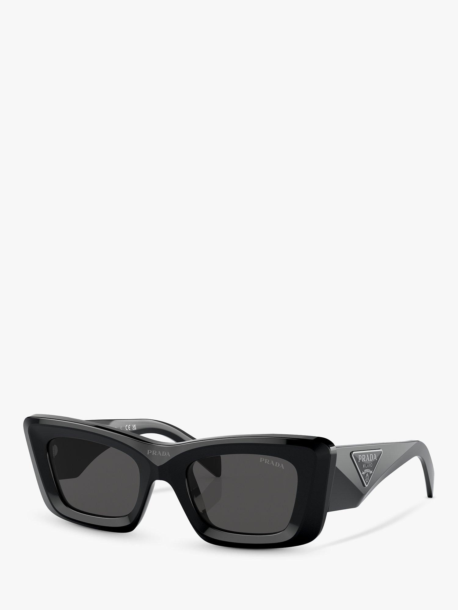 Prada PR 13ZS Women's Cat's Eye Sunglasses, Black