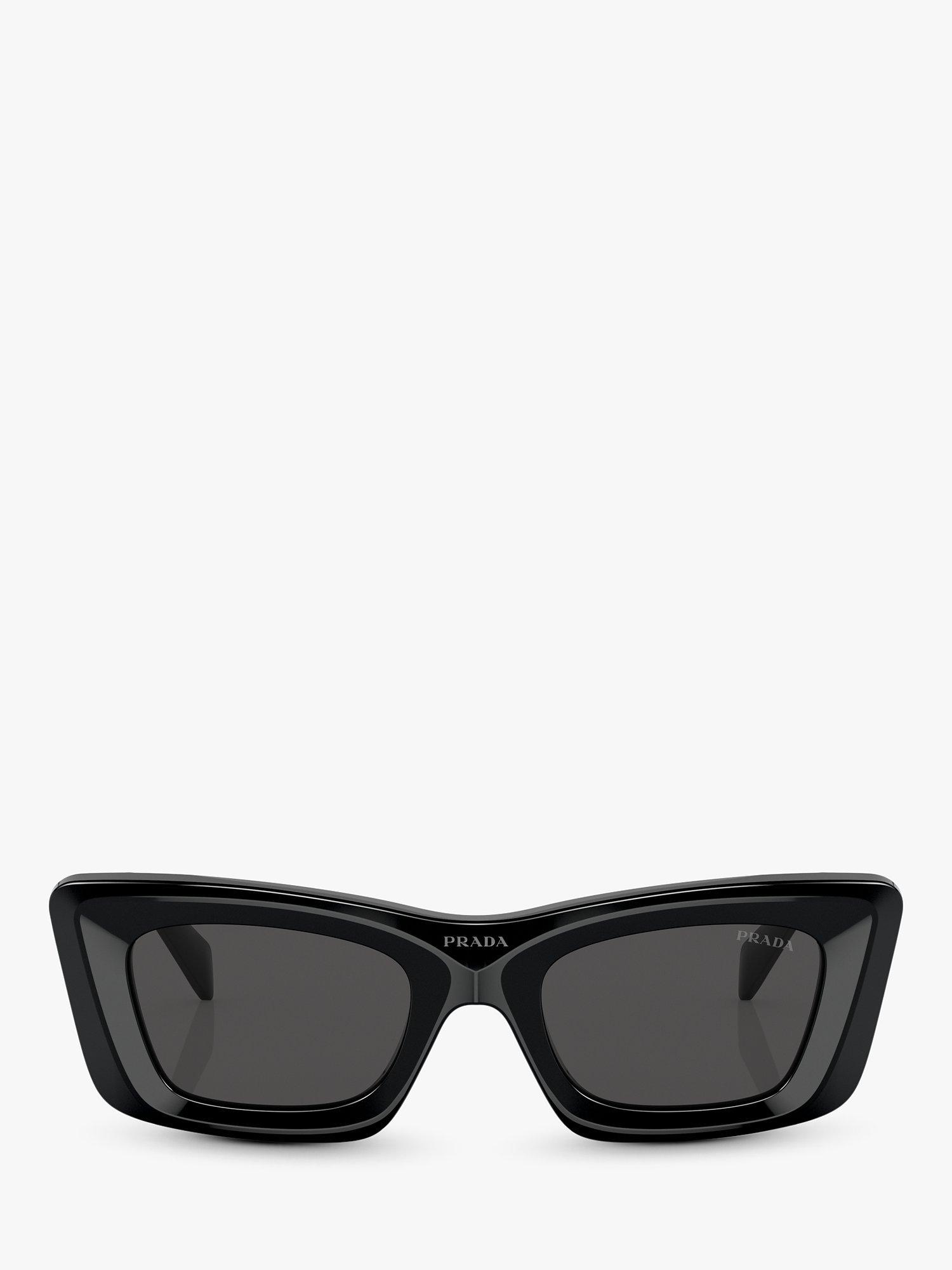 Prada PR 13ZS Women's Cat's Eye Sunglasses, Black