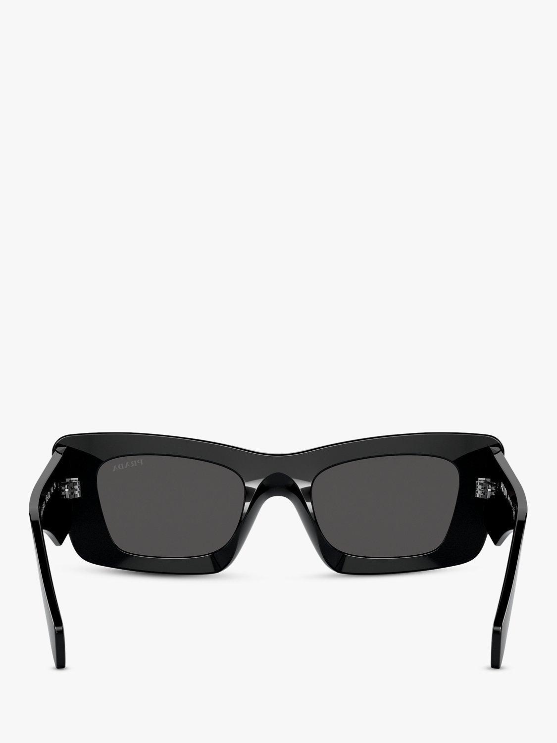 Prada PR 13ZS Women's Cat's Eye Sunglasses, Black