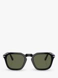 Persol PO3292S Polarised Square Sunglasses, Black