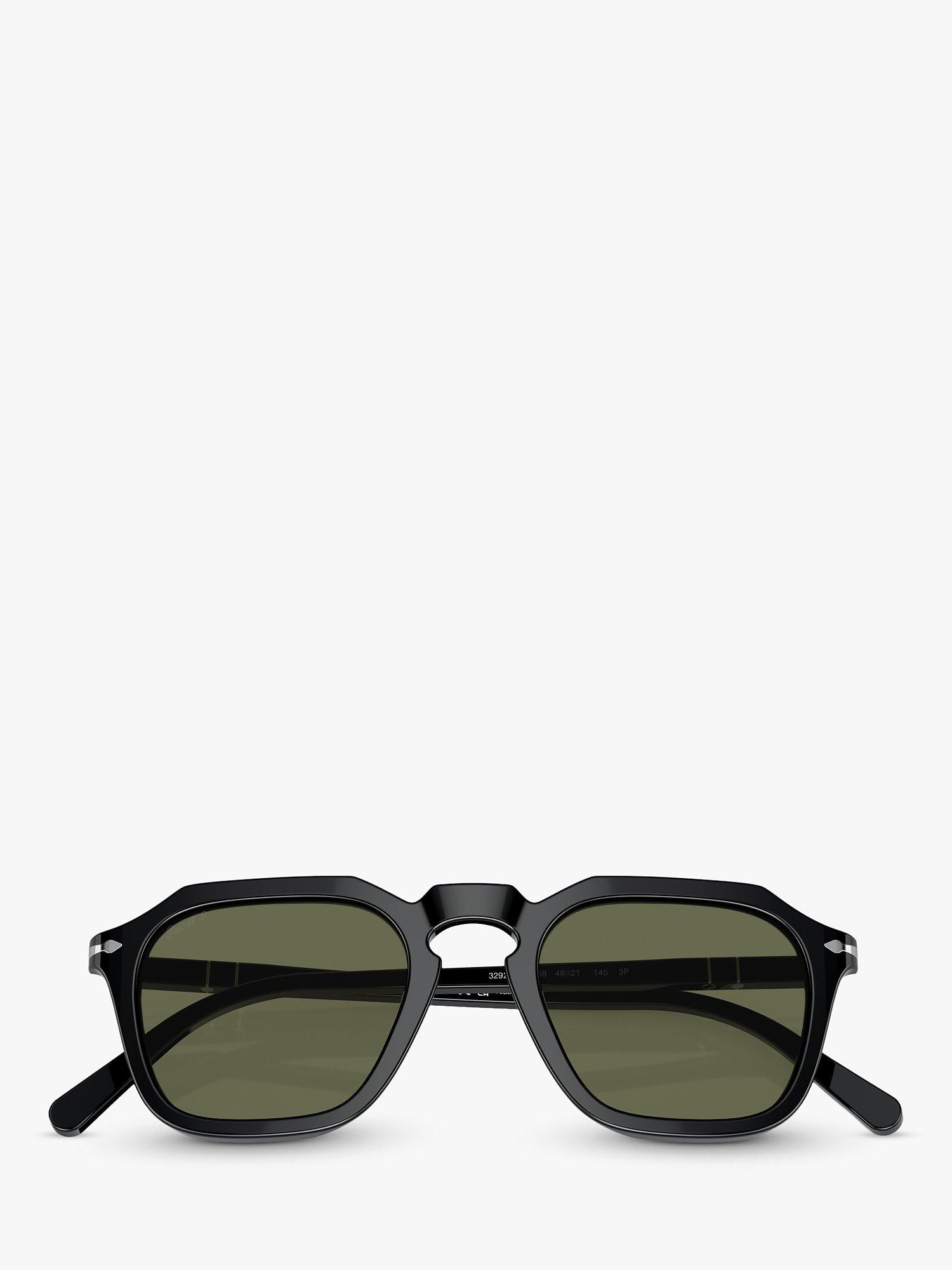 Product image 5 of 6, which shows Persol PO3292S Polarised Square Sunglasses, Black