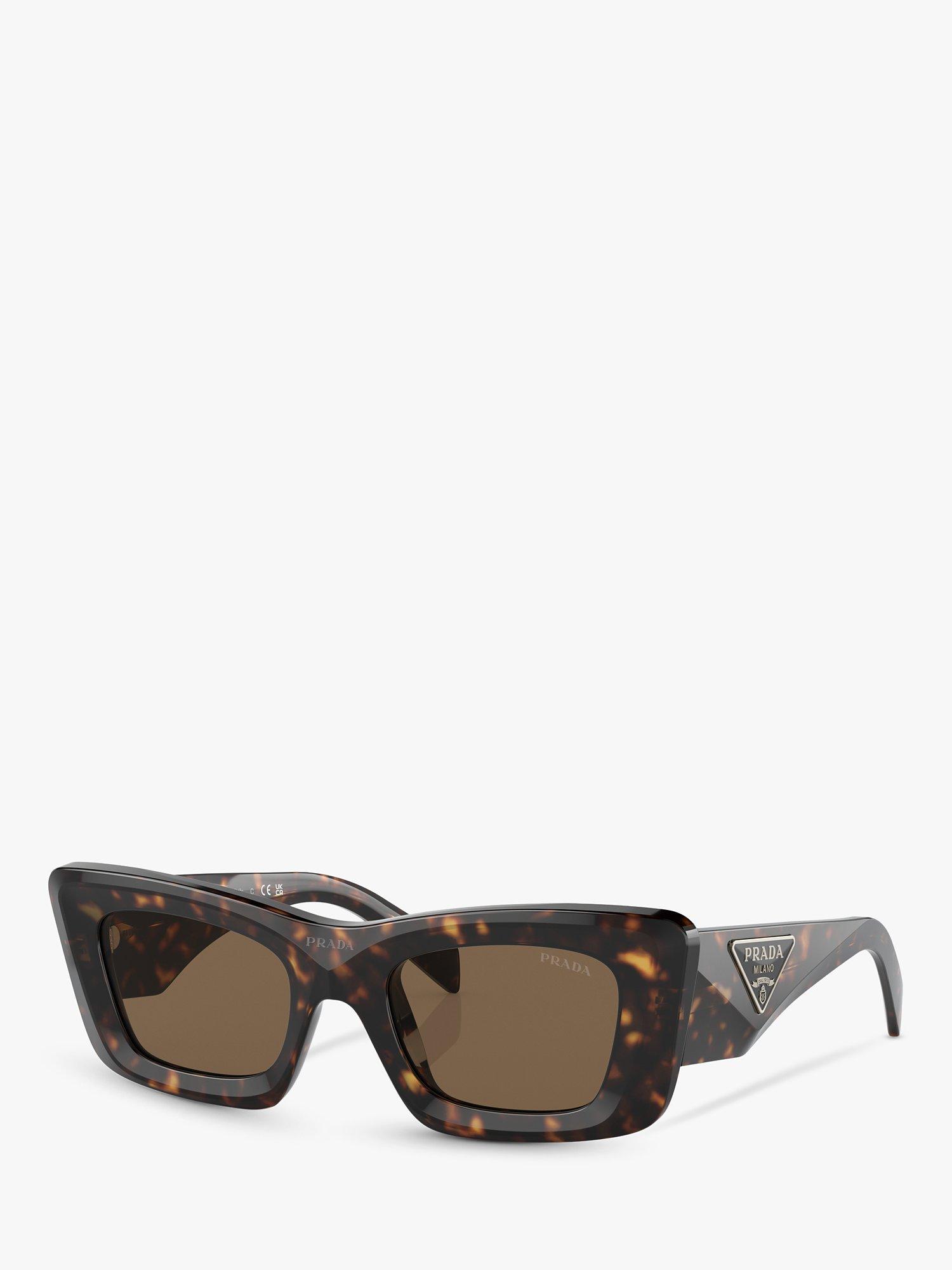Product image 1 of 5, which shows Prada PR 13ZS Women's Cat's Eye Sunglasses, Havana/Brown