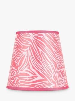 John Lewis + Matthew Williamson Zebra Lampshade - view 2, Pink