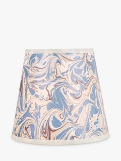 John Lewis + Matthew Williamson Marble Lampshade, Blue, Dia.19cm